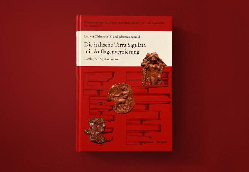 Cover eines Buchs &uuml;ber die italische Terra Sigillata
